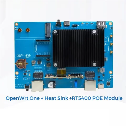 Для роутера Banana Pi OpenWrt One, роутер MediaTek MT7981B 1 ГБ DDR4 2,5 Гбит RJ45 и Gigabit Ethernet RJ45 роутер, штепсельная вилка стандарта США