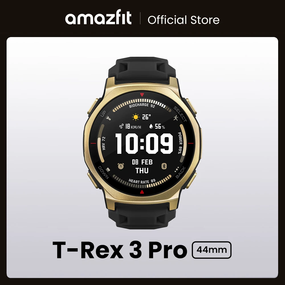 Новые умные часы Amazfit T-Rex 3 Pro с автономной работой до 17 дней (art.: 3920d8e2bb360) - 3920d8e2bb360