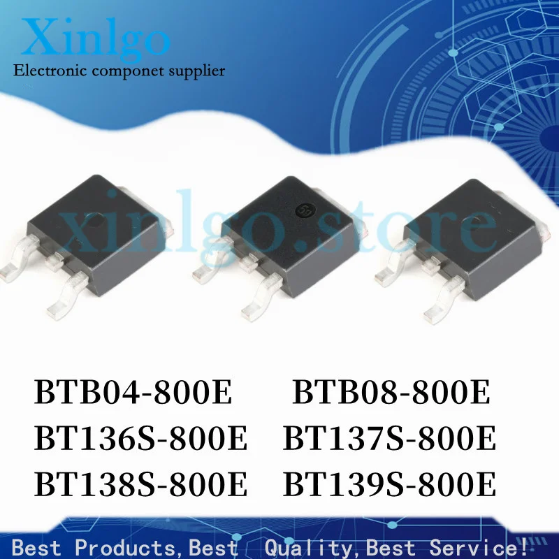 

10PCS/LOT BTB04-800E BTB08-800E BT136S-800E BT137S-800E BT138S-800E BT139S-800E BT151S-800E BT152S-800E TO-252