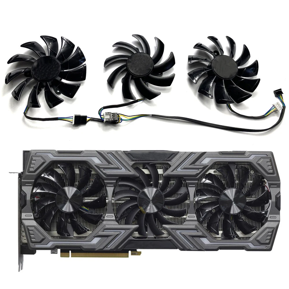 

High quality Video Card Fan For RTX2080ti 2080 2070S 2070 PGF OC Extreme Graphics Card Replacement Fan