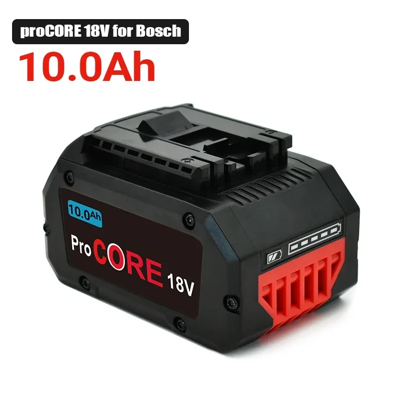 100% New Pro core 18V 10.0Ah Lithium-Ion Battery Pack GBA18V80 for Bosch 18 Volt MAX Cordless Power Tool Drills, Free Shipping