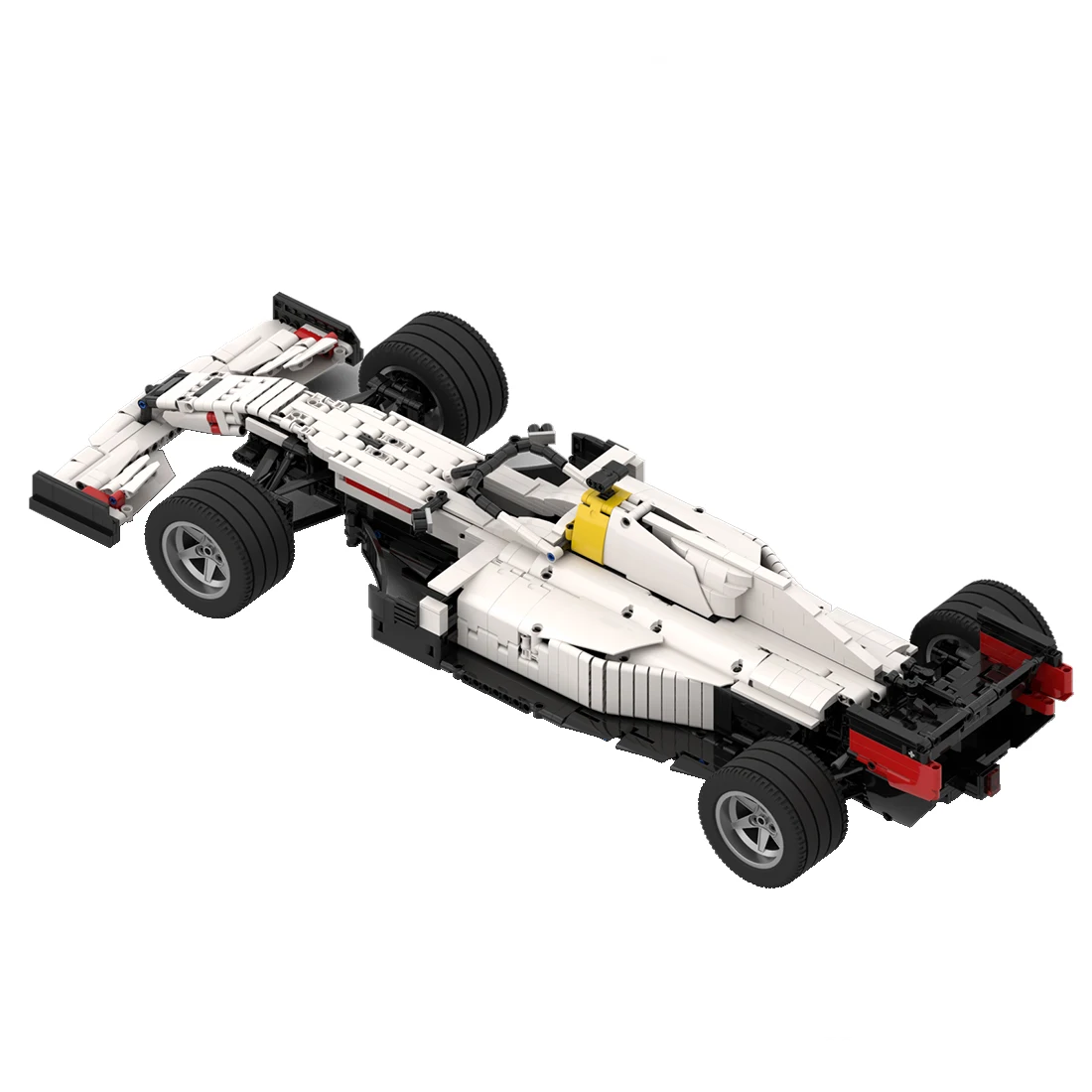 

Authorized MOC-89553 2490pcs/Set 1:8 Scale GP Turkey Livery Racing Car Formula Track Champion Sports Car Set - Detailed Edition