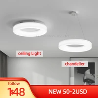 nordic led ceiling light living room bedroom ceiling lamp study dining room chandelier for kitchen indoor pendant lights lustres
