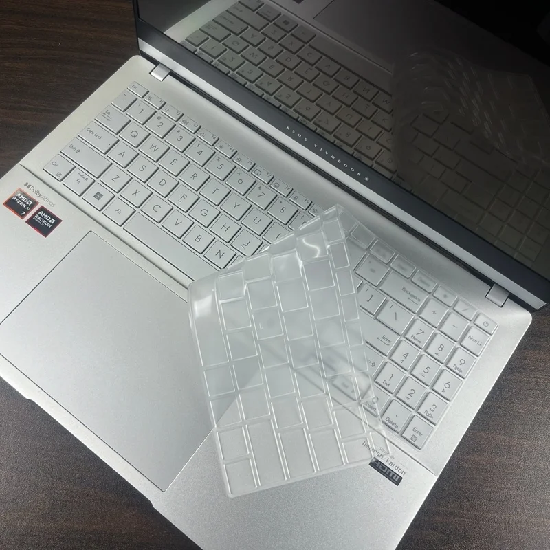 Чехол с клавиатурой для ноутбука Asus Vivobook Pro 15 2024 6 дюйма N6506 N6506MU N6506MV прозрачный