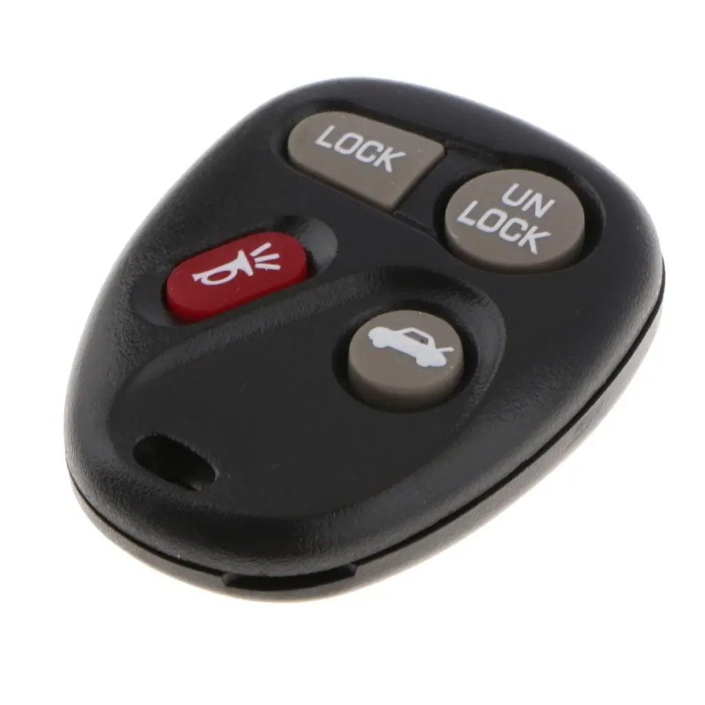 

4 Buttons for Cadillac Chevrolet Keyless Remote Key Fob Cover Case