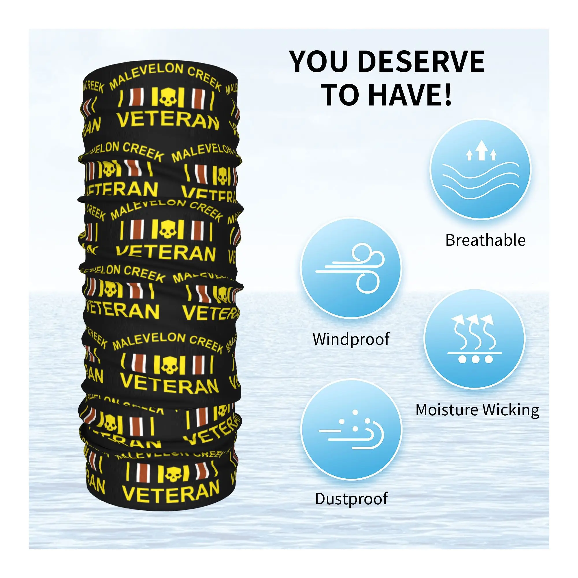 Классическая зимняя повязка на голову H-Helldivers Malevelon Creek Veteran утеплитель для шеи