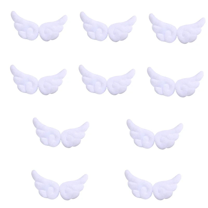 10 пар заколок для волос с крыльями ангела стильных девочек головные уборы из