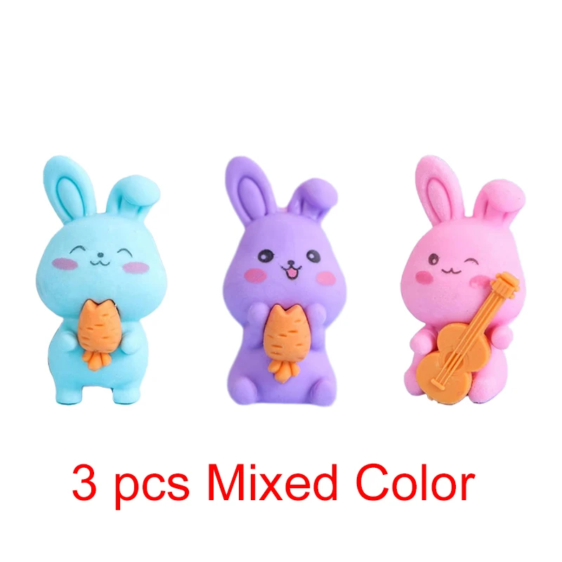 

Резиновые ластики с кроликом для детей