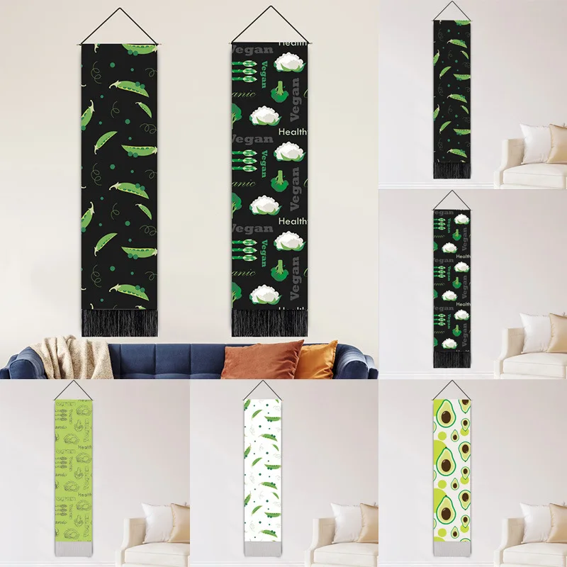 

Dining Room Decorative Painting Fruits and Vegetables Dining Room Tea Room Wall Painting Green Wall Painting Plant Wall Painting