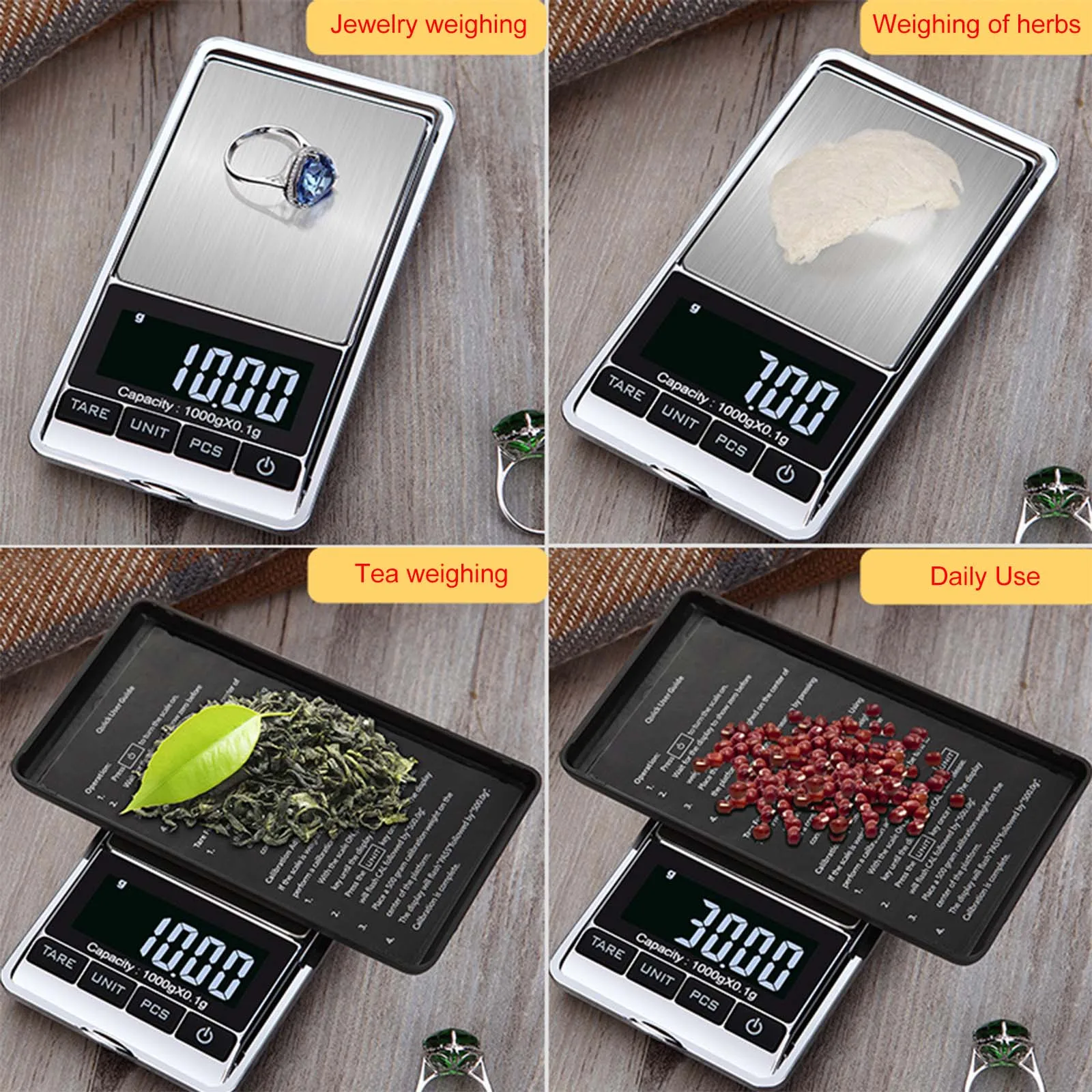 1 шт. высокоточные мини-весы для ювелирных изделий 0 01 г