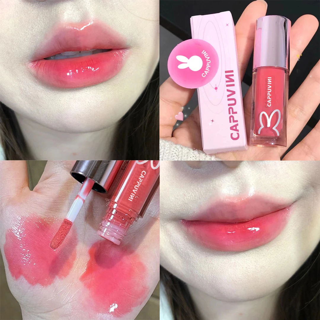 

Pink Tube Cute Lipstick Lip Gloss Liquid Lip Tint Cream Pigment Long Lasting Silky Texture Lip Glaze for Lips Women’s Cosmetics