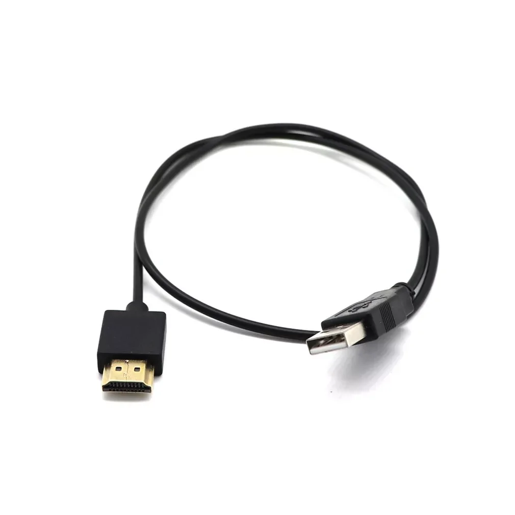 

2022New Smart Device Laptop Power Cable HDMI-compatible Cable Male-Famel HDMI-compatible to USB Power Cable USB to HDMI-compatib