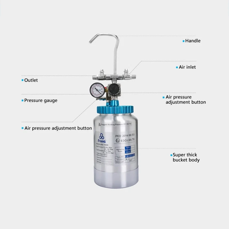 Баллон для распыления краски 2 литра