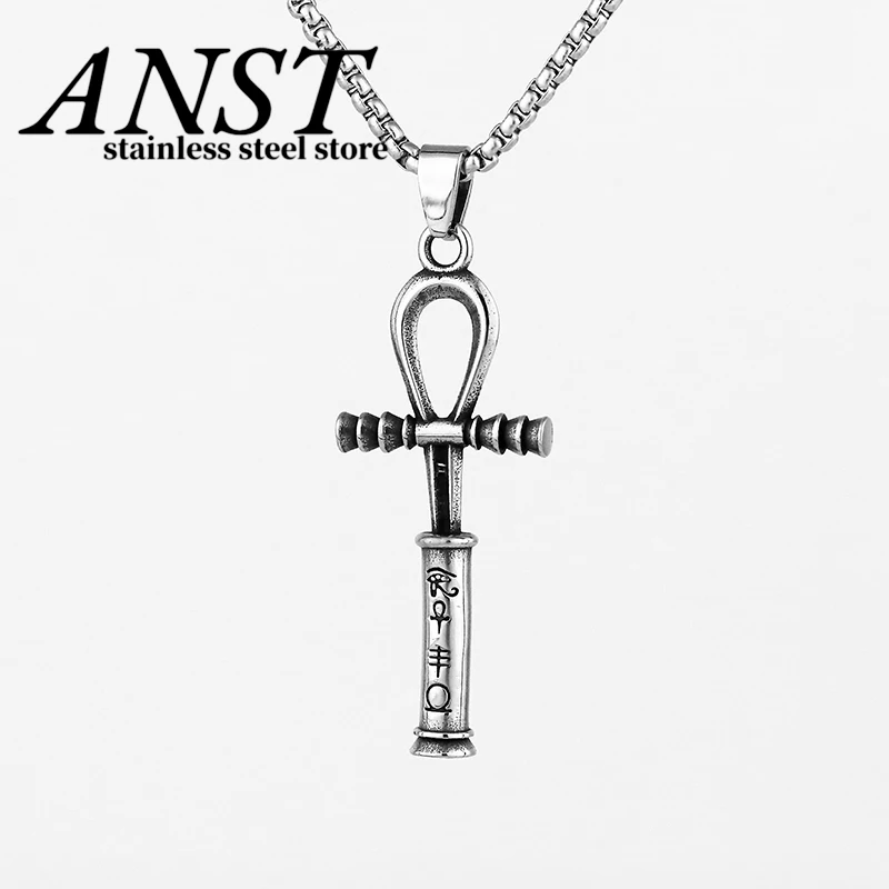 Модная новинка 2022, кулон Lukcy в виде египетского креста жизни в стиле панк, ювелирные изделия для мужчин, дропшиппинг, подарок для пары