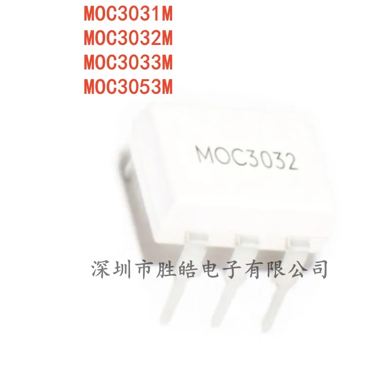 

(10PCS) NEW MOC3031M / MOC3032M / MOC3033M / MOC3053M Photoelectric Coupler Straight Into DIP-6 Integrated Circuit