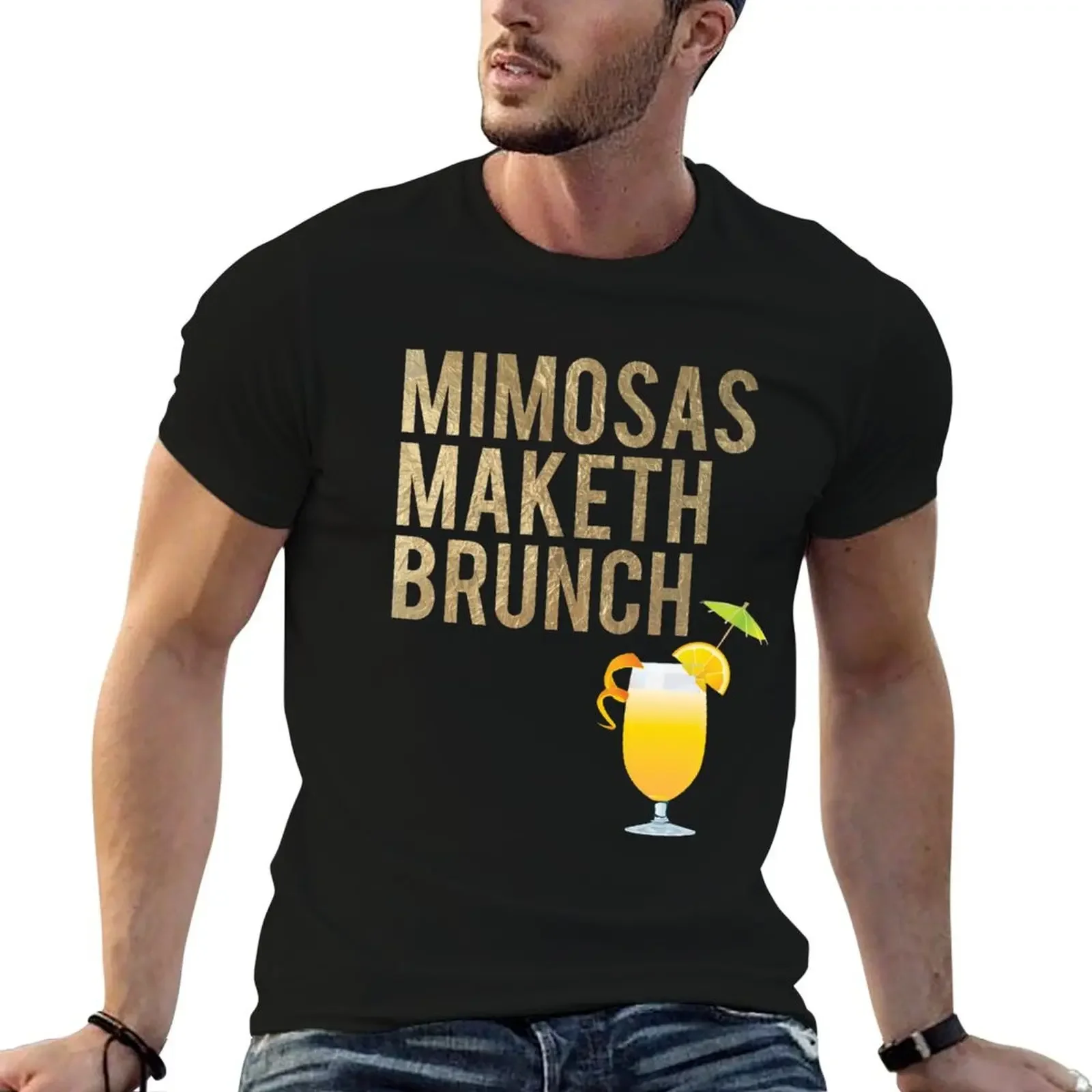 Футболка Mimosas Maketh Brunch футболка с рисунком аниме винтажная одежда таможенные