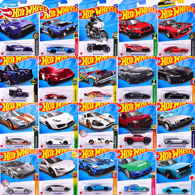Фото Оригинальный автомобиль Hot Wheels 5-72 шт./коробка смешанная партия 1/64 металлическая модель литая под давлением модель автомобиля мульти дизайн игрушки для мальчиков Детский подарок №2