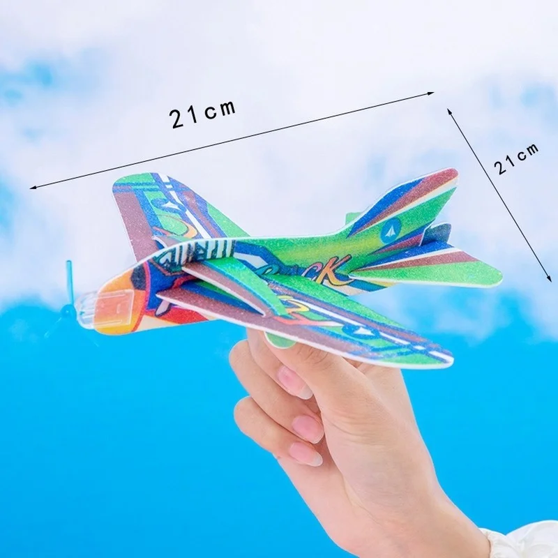 

DIY Hand Throw Aircraft Flying Glider Toy Planes Airplane Made Of Foam Plast Party Bag Fillers Children Kids Toys Game