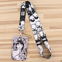 japanese horror anime cosplay neck strap lanyard for key lanyard card id holder jewelry decorations key chain accessories gifts