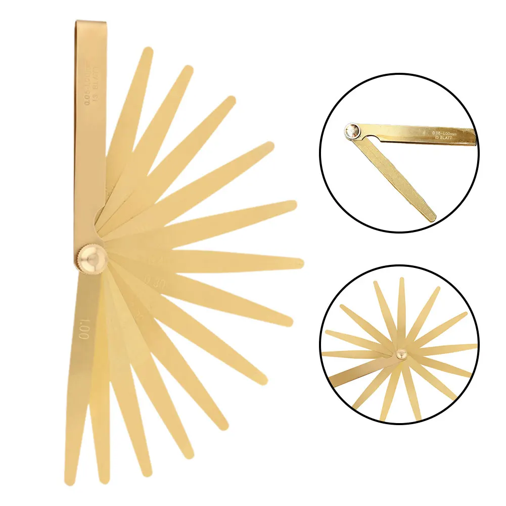 Щуп 13-в-1 высокоточный метрический щуп 0 05-1 м латунный измерительный инструмент с