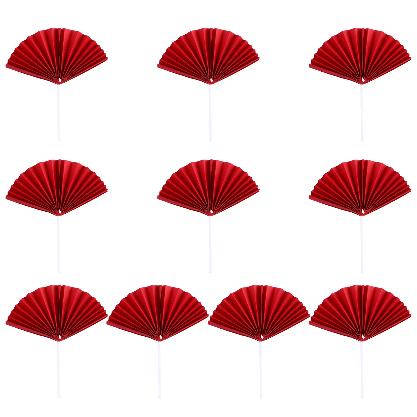

Topper Wedding Cupcake Cake Pick Birthday Shower Paper Baby Flower Christmasinsert Toppers Fans Dessert Kids Decor Fan