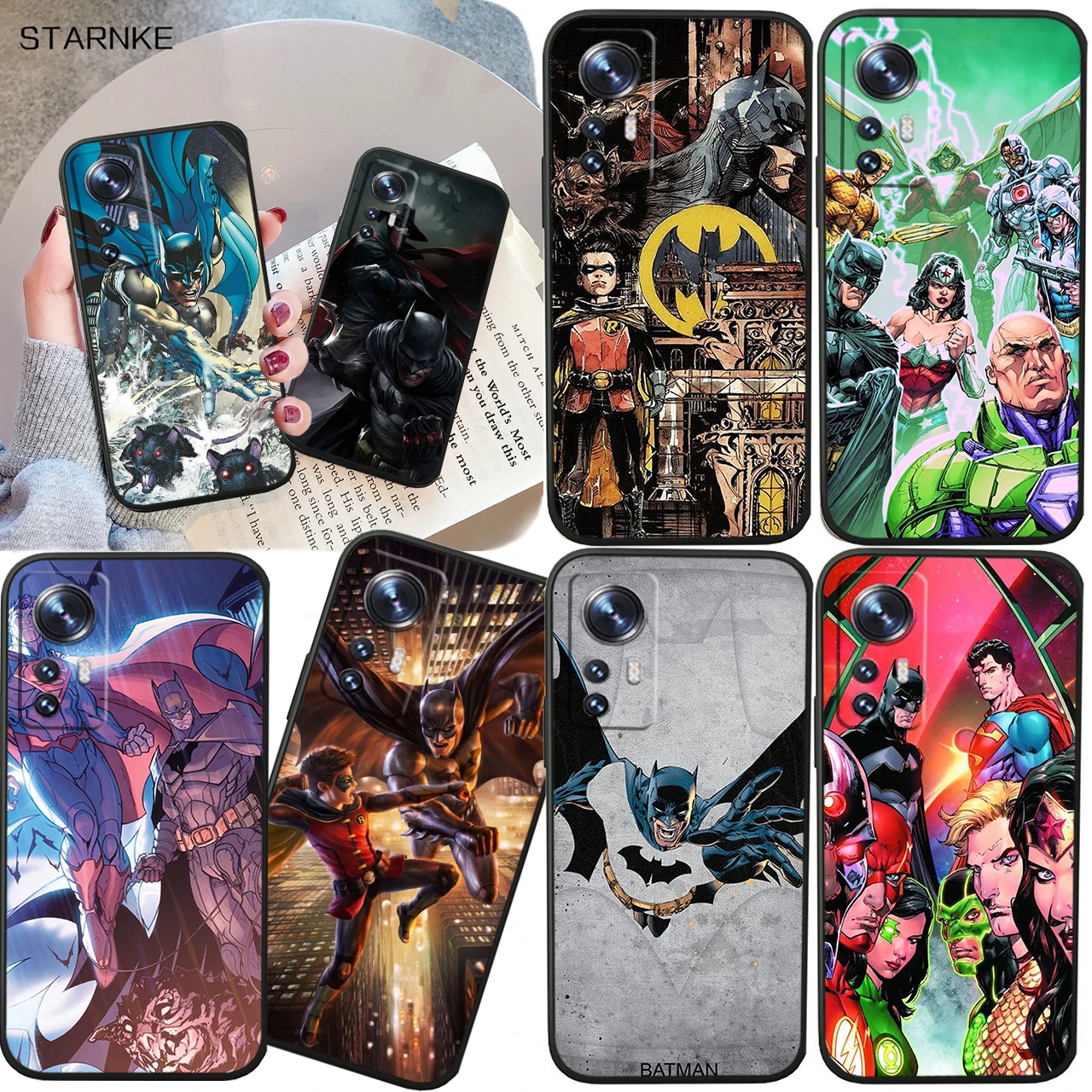 

Superhero Fetish Batman For Xiaomi Mi 12 11 10 11T 10T 9T 9 Note 10 Ultra Pro Lite TPU Soft Silicone Black Phone Case