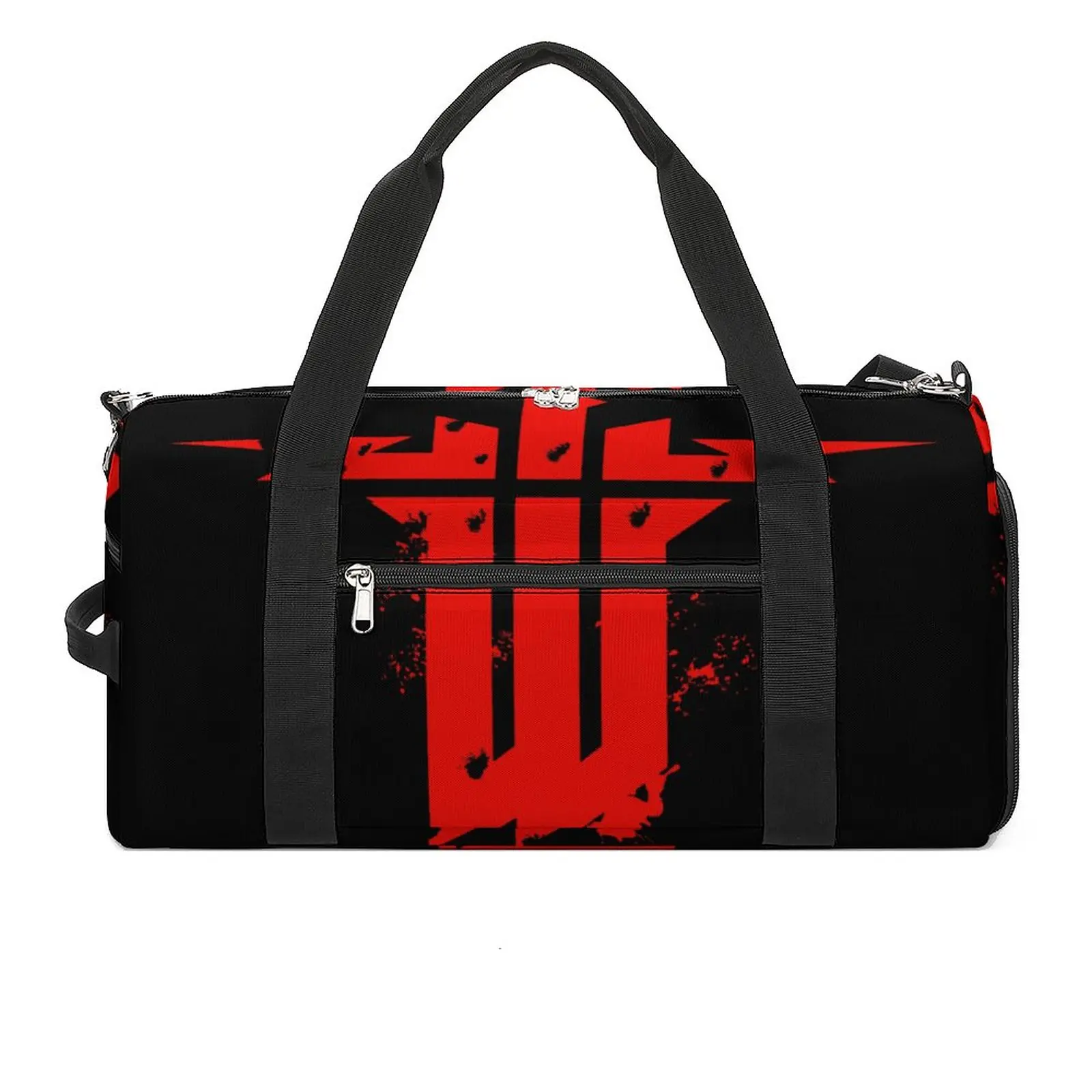 

Wolfenstein Mens Gym Bag Wolfenstein The New Order Outdoor Sports Bags Shoes Luggage Design Handbag Funny Fitness Bag For Couple