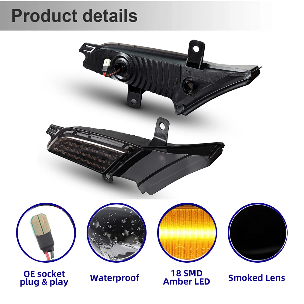 Для Porsche Cayenne 957 2007-2010 светодиодные боковые габаритные огни [без динамических]