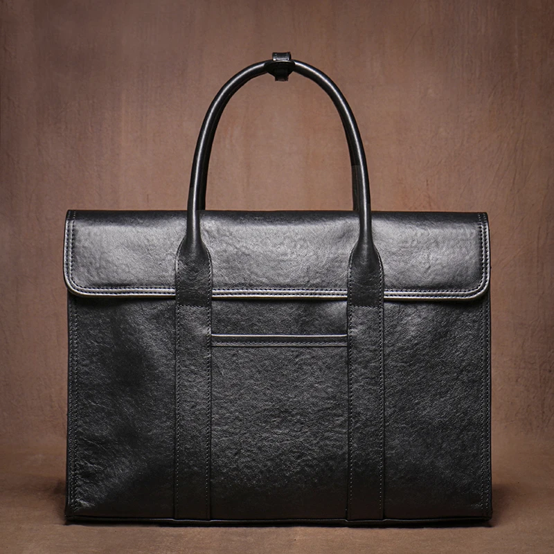 Сумка GURO мужская из натуральной кожи роскошный портфель воловьей Повседневная