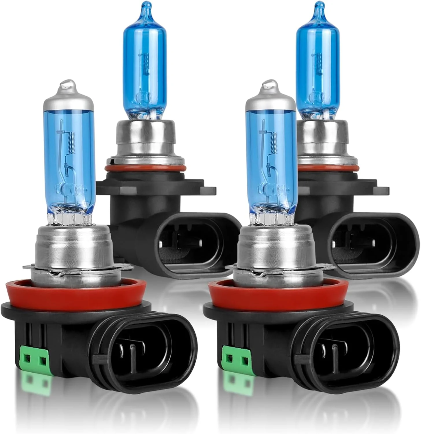 Комбинированные 4 шт. для Silverado 1500 2500 HD 3500 (2007-2015) 9005 дальнего света + H11 ближнего