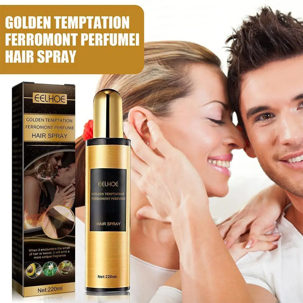 

220 мл Золотая приманка Feromone спрей для волос масло для волос биотин спрей для сглаживания волос эссенция для ухода за волосами J0P8