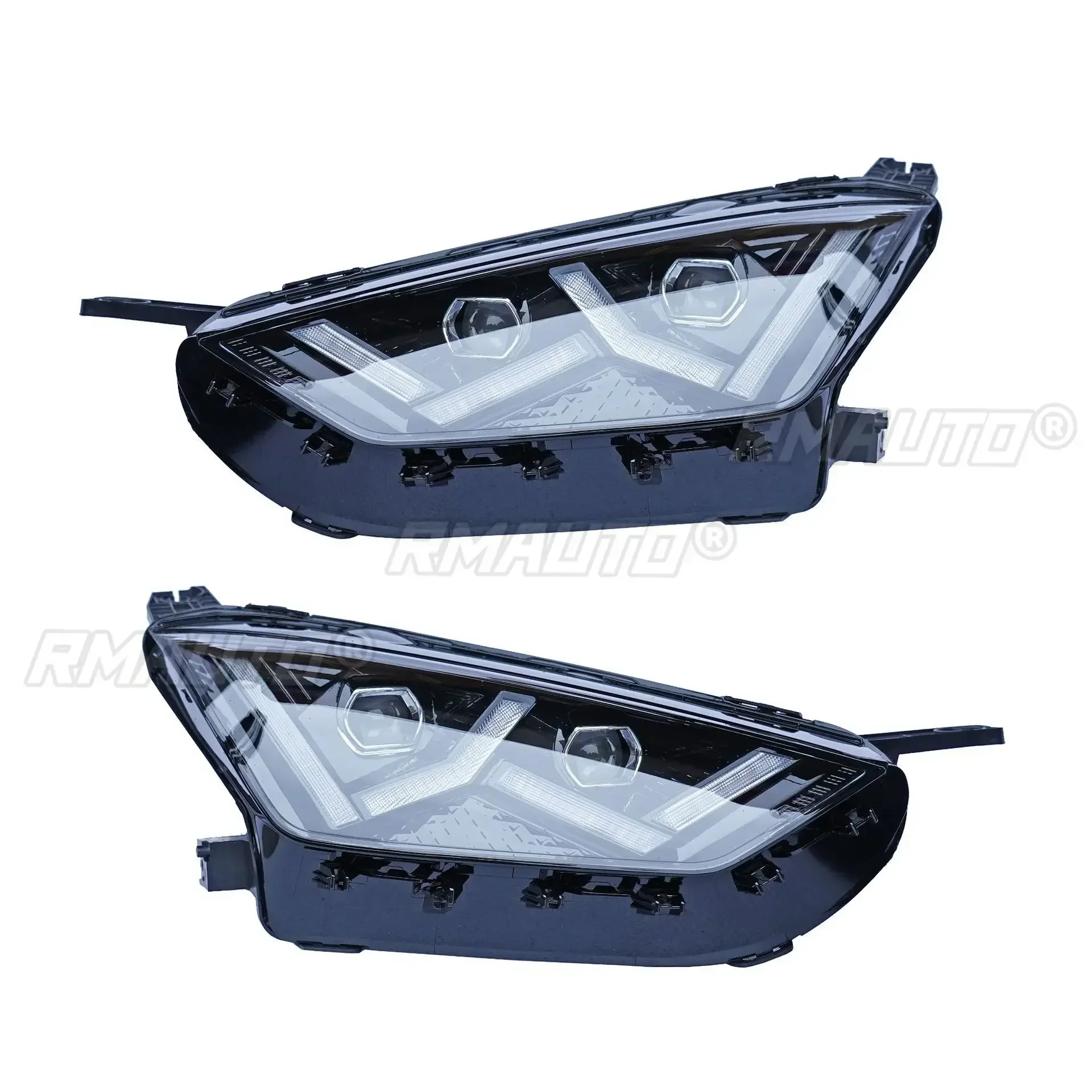 Комплект кузова Seagull динамическая фара глянцевый черный ламбовый стиль дневные