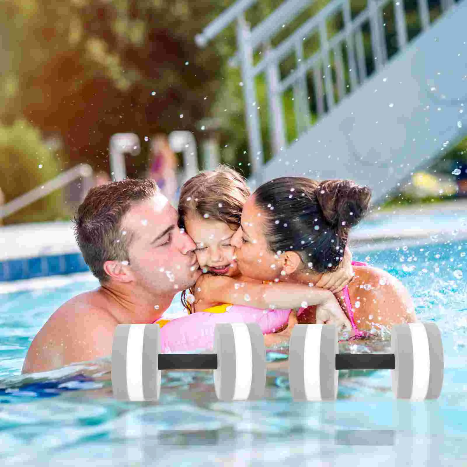 

2pcs Aquatic Exercise Dumbells Water Aerobic Exercise Dumbbell Hand Bars Pool Resistance for Adults Kids Beginners Water