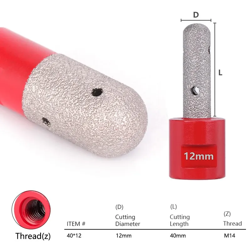 

Алмазное колонковое долото XCAN 6/8/10/12/15/20/25 мм