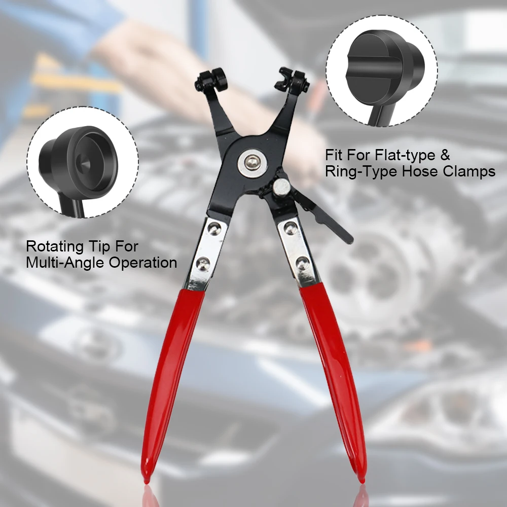 45 ° Угловые плоскогубцы для зажима шланга с плоским ремнем инструмент удаления