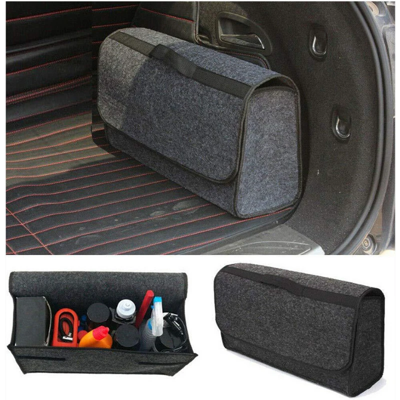 

Органайзер для багажника автомобиля, органайзер для сидений автомобиля, шерстяной фетровый органайзер для складирования, большой контейне...