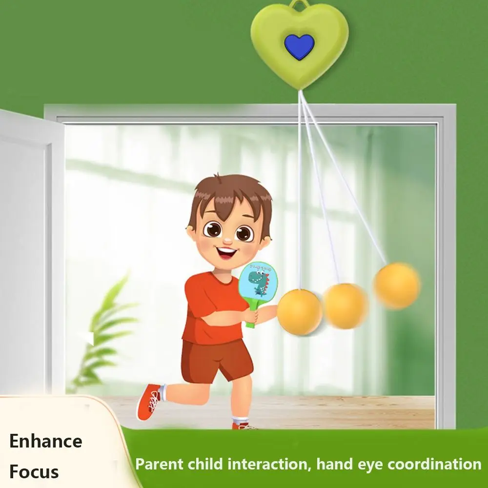 Подвесной тренировочный набор для настольного тенниса с координацией рук и глаз