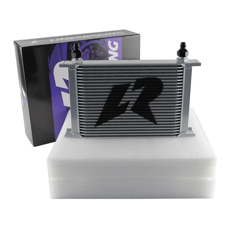 Алюминиевый 25-рядный масляный радиатор AN8 с многослойной пластиной и адаптером 6AN