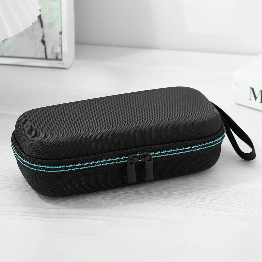 

Smart Speaker Storage Bag with Zipper Cylindrical Bluetooth-Compatible Speaker Carrying Box for Outdoor Supplies