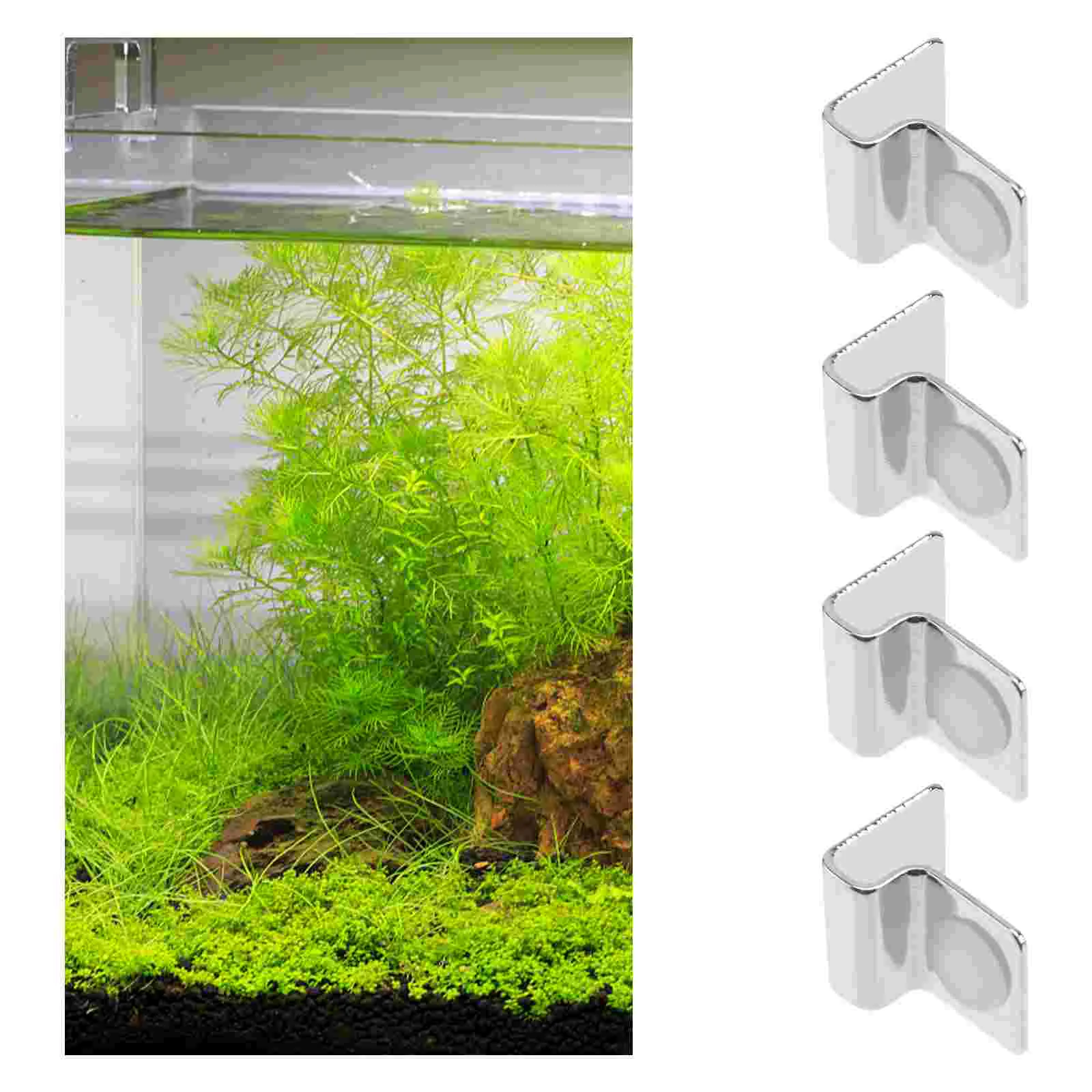 

Aquarium Lid Tank Cover Clips Bracket Clip Supports Stainless Rimless Accessories Brackets Support Holder Acrylic Fishtanks