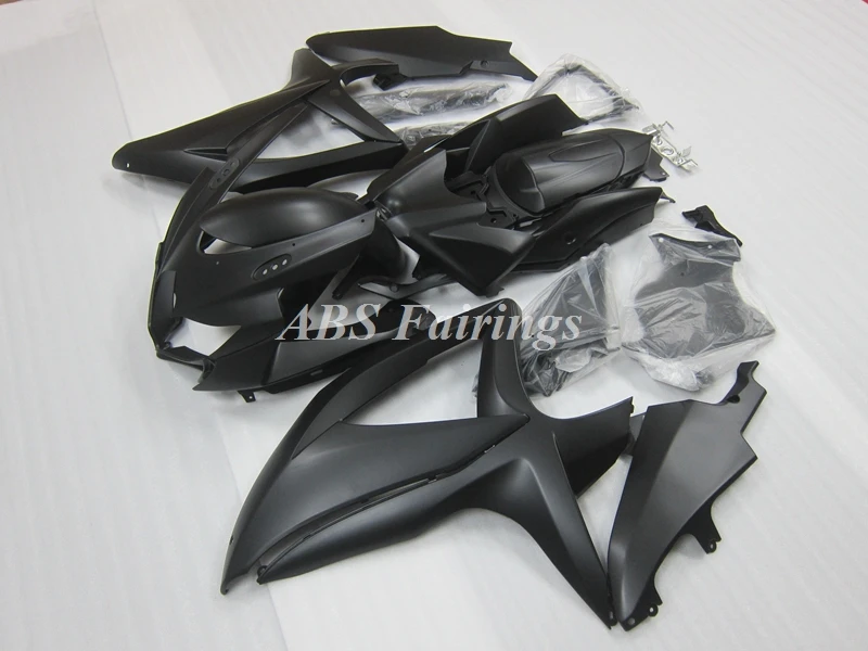 

4 подарка, новый комплект обтекателей из АБС-пластика, подходит для Suzuki GSX-R 600 750 K8 08 09 10 2008 2009 2010, черный матовый корпус на заказ