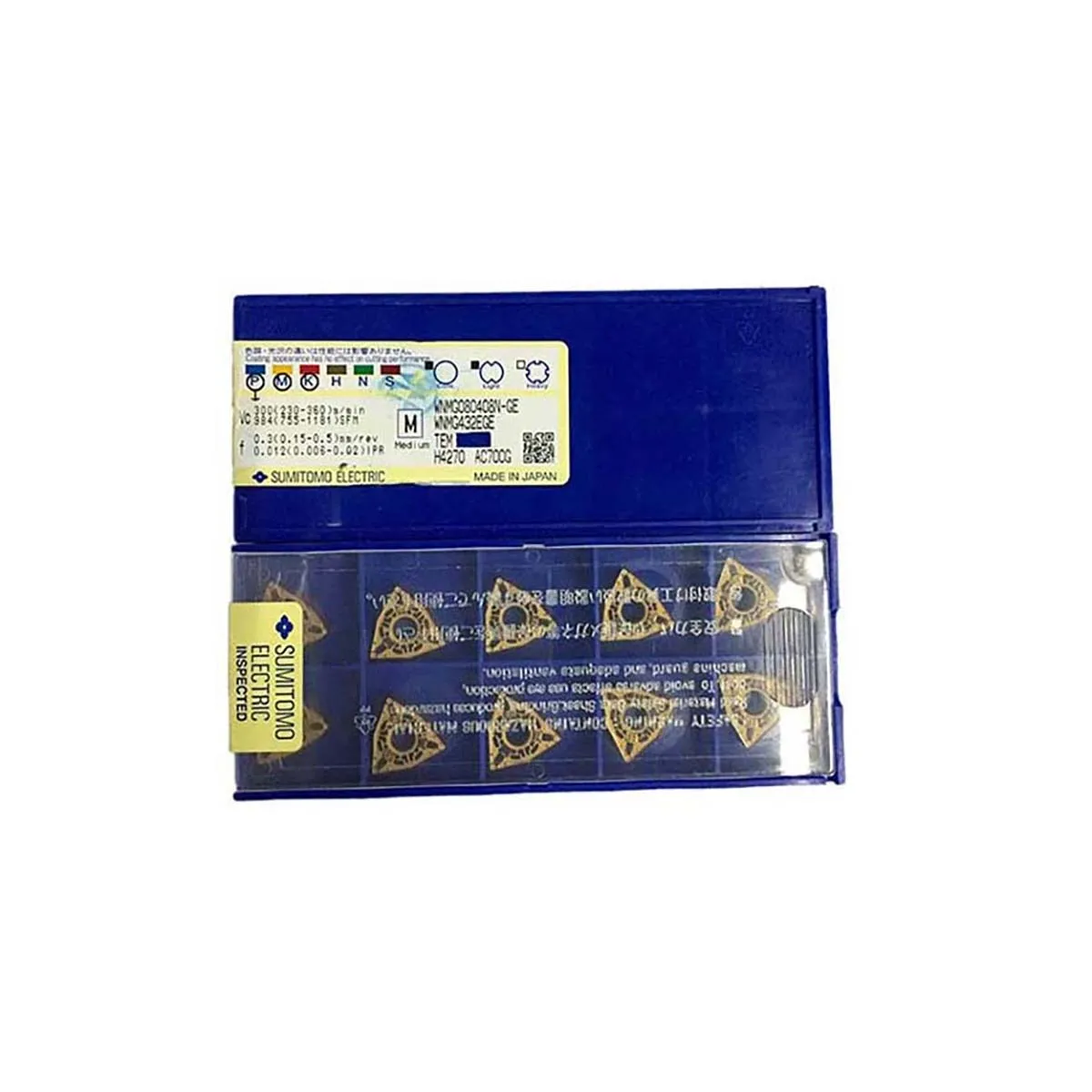 

SUMITOMO 100% Original WNMG WNMG08 WNMG080408N GE AC830P WNMG080408N GU AC700G Medium Roughing Carbide Turning Inserts
