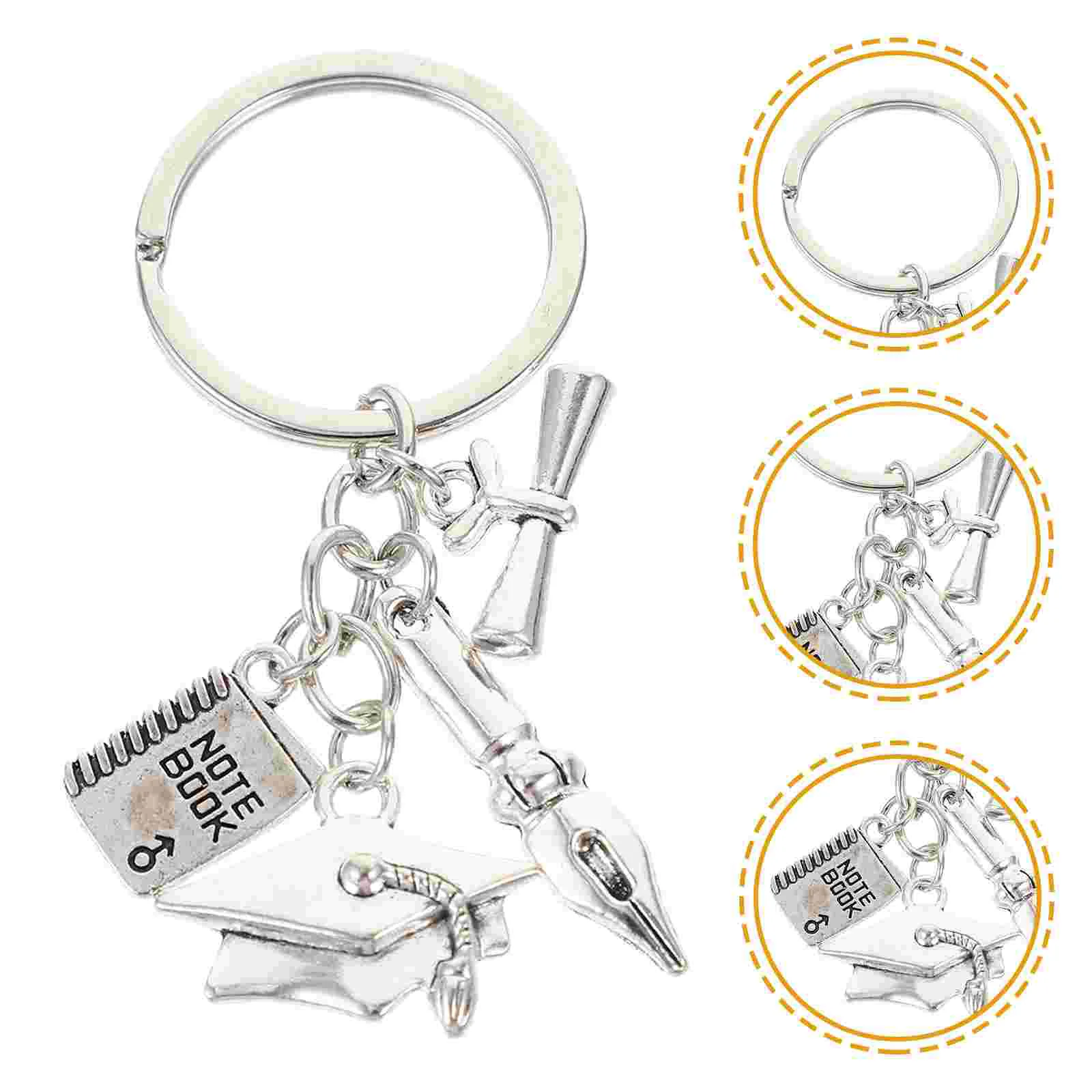 

2pcs Graduation Season Key Ring Key Hanging Pendants 2022 Graduation Keychain