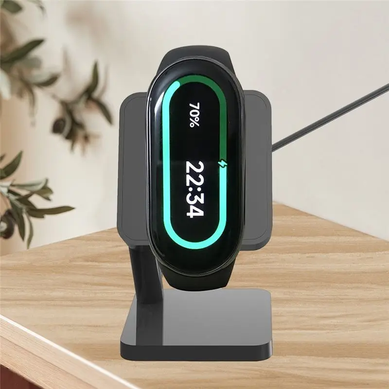 Фото Подставка для зарядки умных часов 1M для Mi Band 8, магнитный зарядный кабель для умных часов, аксессуары для зарядной док-станции-A31R №5