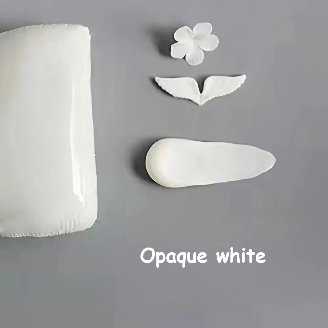 500 г смоляная глина воздушно-сухая полупрозрачная белая непрозрачная полимерная