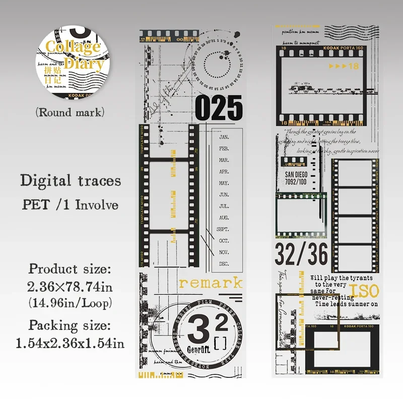 Jianwu винтажная пленка для скрапбукинга