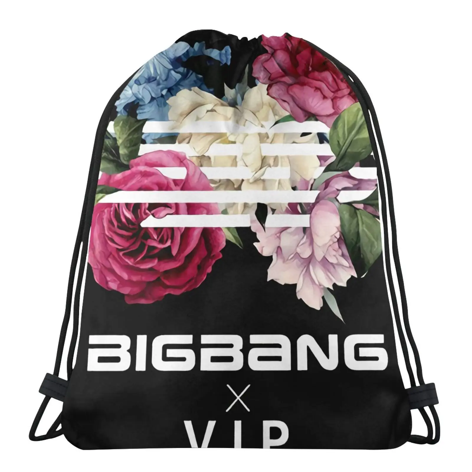 

58 Kpop Bigbang Flower Map Album Bag Suitcases Waterproof Bag Canvas Backpack Ball Pocket Women Backpack Women's Backpack Bags
