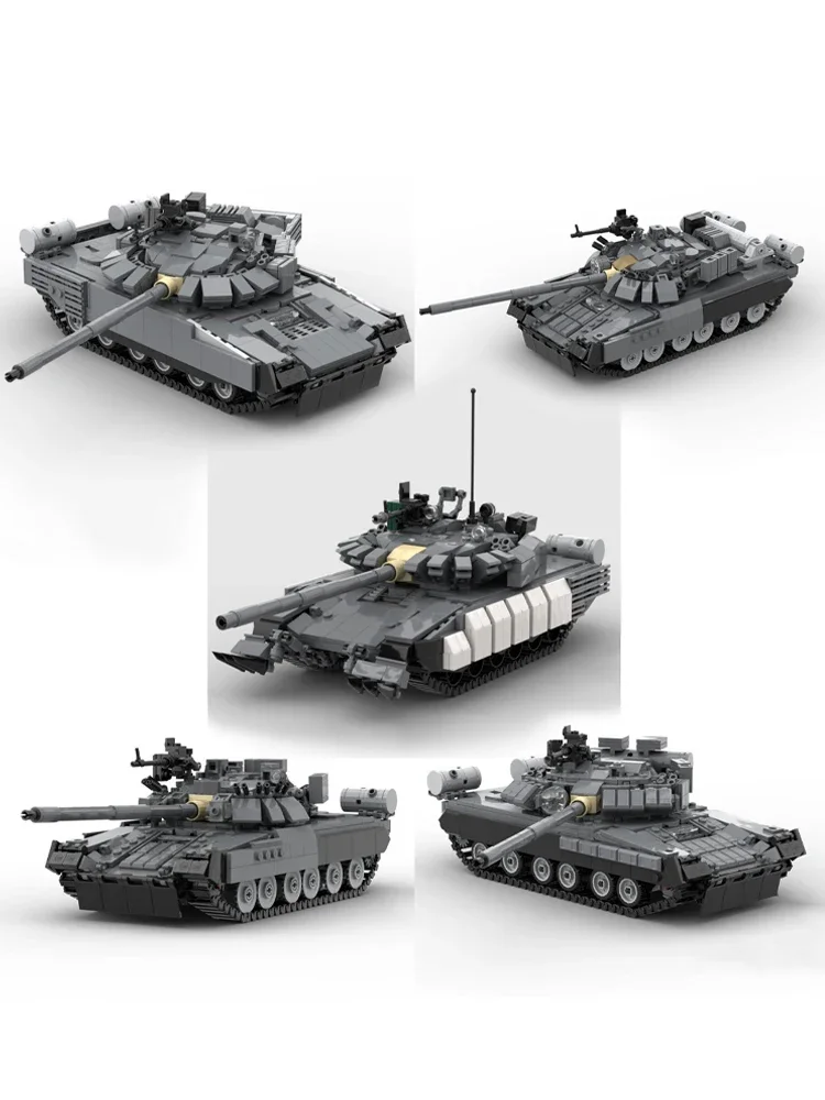 977 шт. Военная Экипировка MOC MBT новый армированный боевой танк оружие набор
