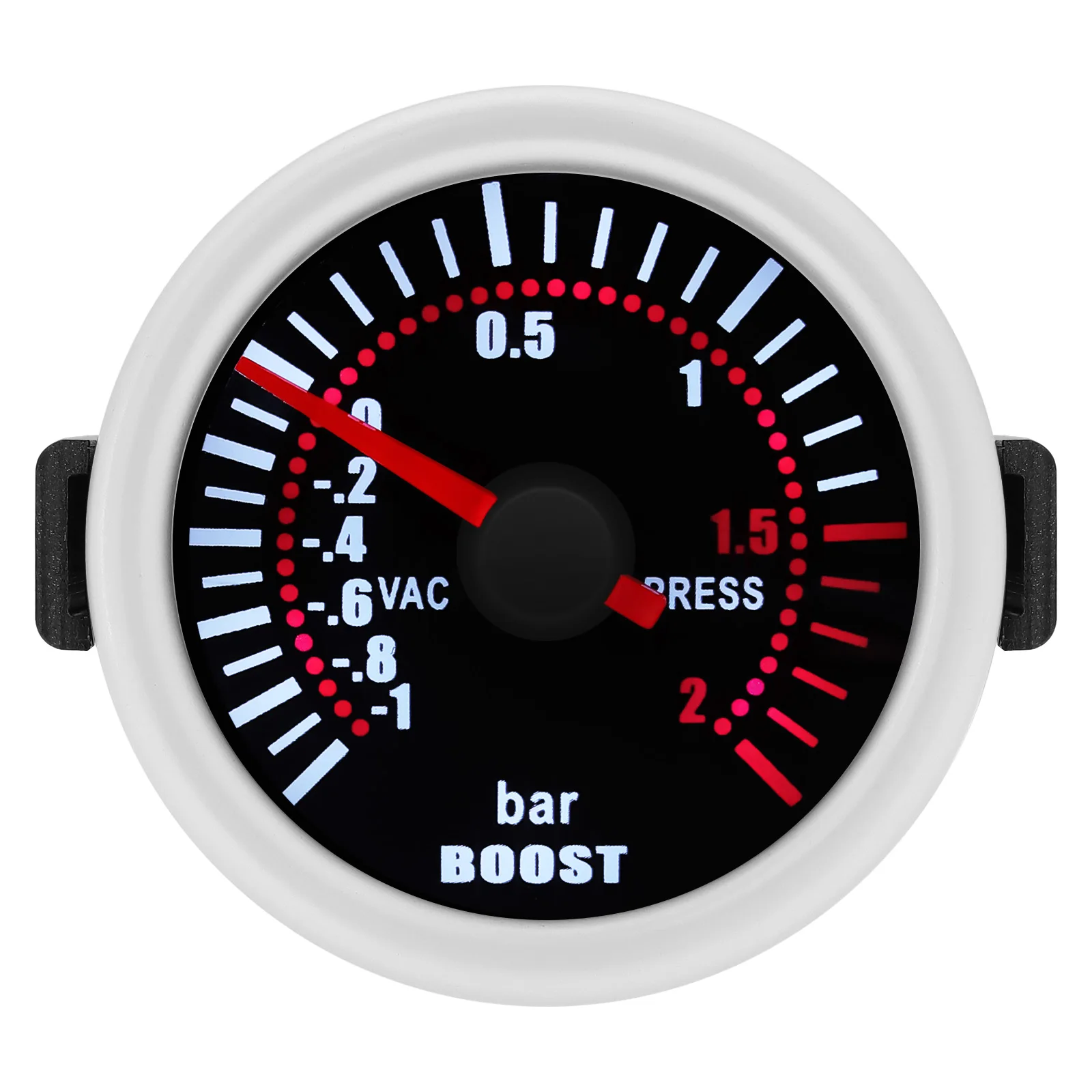 

Белый Автомобильный Светодиодный Турбометр 52 Мм BAR-1~2 BAR 2" Для Гоночных Бензиновых Автомобилей 12В С Датчиком И Дымчатым...