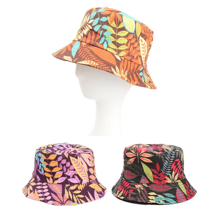 

Summer Panama Bucket Hat Hip Hop Bucket Cap Women Men Fashion Reversible Bob Chapeau Femme Fisherman Hat